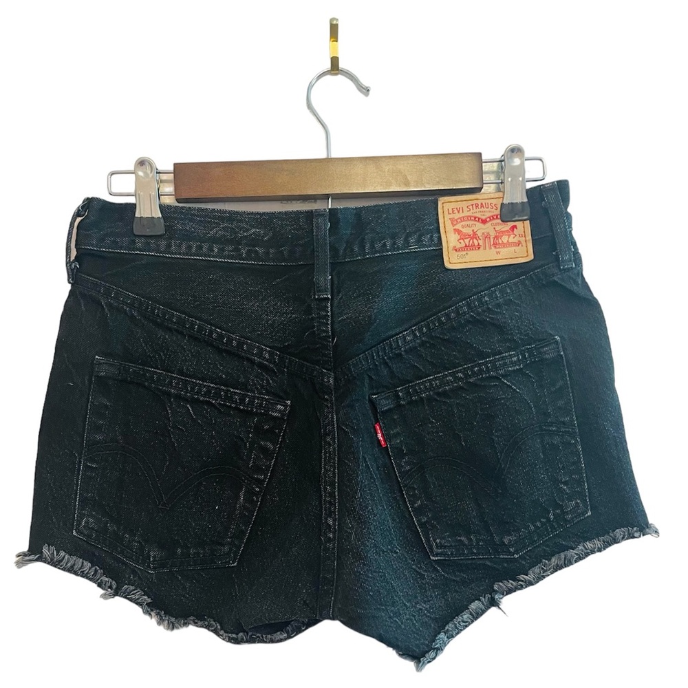 501 Levi's Black Shorts